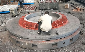 立车工作台机床铸件